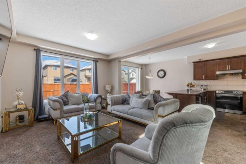 1148 Windhaven Close Sw, Airdrie, AB - Indoor Photo Showing Living Room