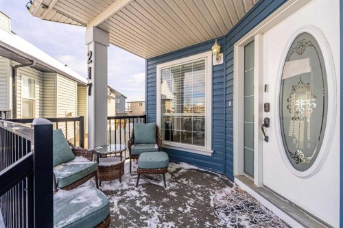 217 Bayside Place Sw, Airdrie, AB - Outdoor With Deck Patio Veranda With Exterior