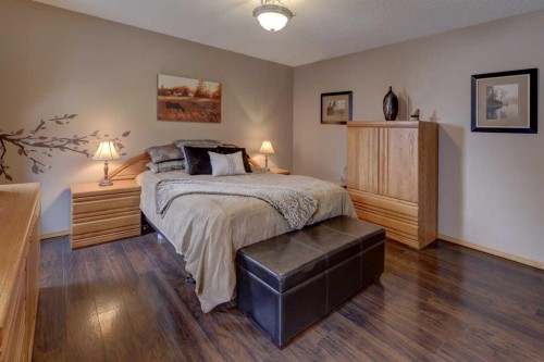 19 Everglade Drive Se, Airdrie, AB - Indoor Photo Showing Bedroom