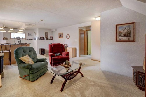 19 Everglade Drive Se, Airdrie, AB - Indoor Photo Showing Living Room