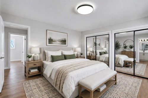248 Madeira Place Ne, Calgary, AB - Indoor Photo Showing Bedroom