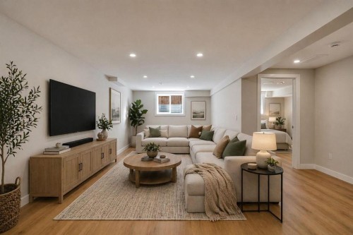 248 Madeira Place Ne, Calgary, AB - Indoor Photo Showing Living Room