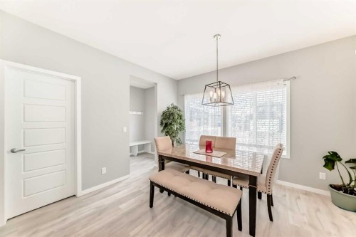 220 Cornerstone Grove Ne, Calgary, AB - Indoor Photo Showing Dining Room