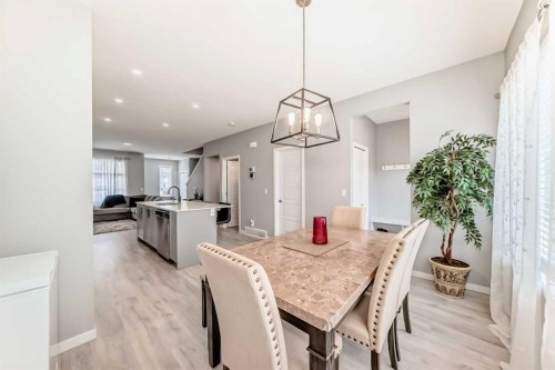 220 Cornerstone Grove Ne, Calgary, AB - Indoor Photo Showing Dining Room