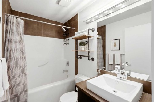 105-414 Meredith Road Ne, Calgary, AB - Indoor Photo Showing Bathroom