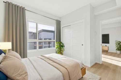 6408-20295 Seton Way Se, Calgary, AB - Indoor Photo Showing Bedroom