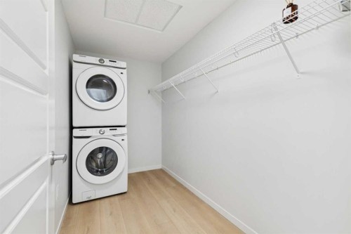 6408-20295 Seton Way Se, Calgary, AB - Indoor Photo Showing Laundry Room