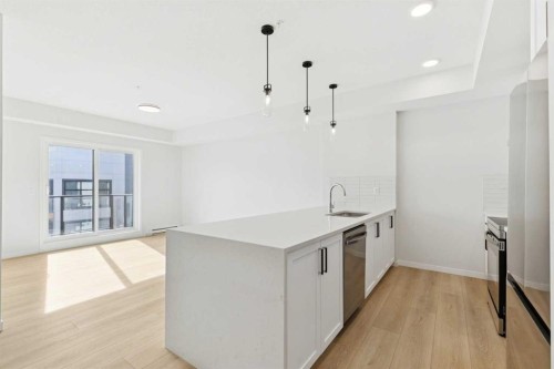 6408-20295 Seton Way Se, Calgary, AB - Indoor Photo Showing Kitchen With Upgraded Kitchen