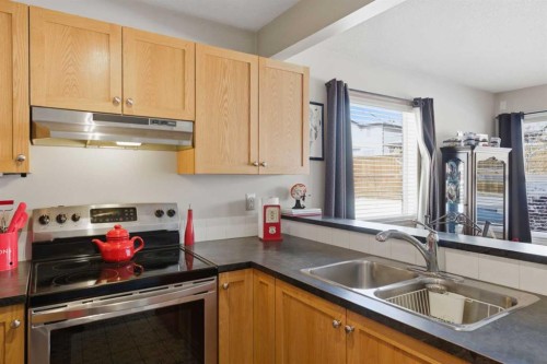 20 Covemeadow Manor Ne, Calgary, AB - Indoor Photo Showing Kitchen With Double Sink