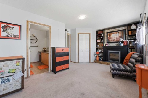 20 Covemeadow Manor Ne, Calgary, AB - Indoor With Fireplace