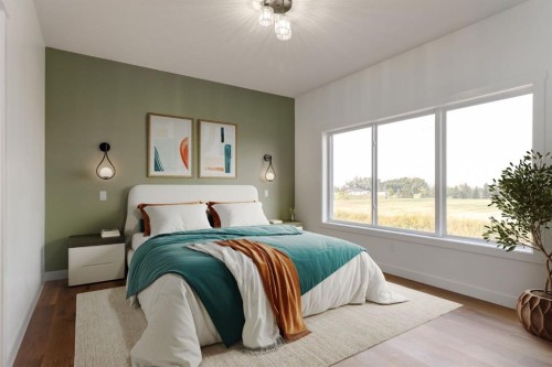 232 Red Tail Ridge Se, High River, AB - Indoor Photo Showing Bedroom