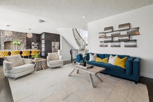 129 Mt Douglas Circle Se, Calgary, AB - Indoor Photo Showing Living Room