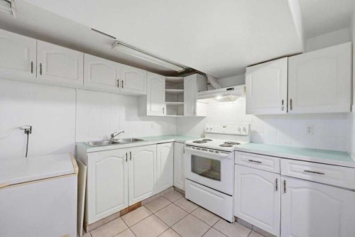 228 Castleridge Drive Ne, Calgary, AB - Indoor Photo Showing Kitchen With Double Sink
