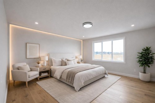 852 Dawson Point, Chestermere, AB - Indoor Photo Showing Bedroom