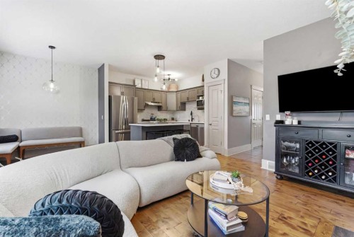 54 Wentworth Common Sw, Calgary, AB - Indoor Photo Showing Living Room