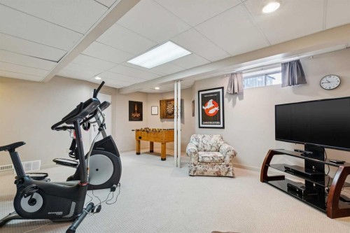 168 Erin Meadow Close Se, Calgary, AB - Indoor Photo Showing Gym Room
