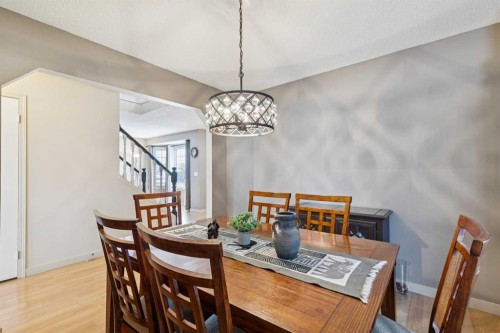 168 Erin Meadow Close Se, Calgary, AB - Indoor Photo Showing Dining Room
