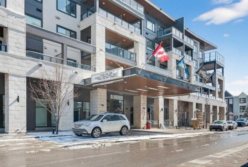 407-122 Mahogany Centre Se, Calgary, AB - Outdoor With Balcony With Facade