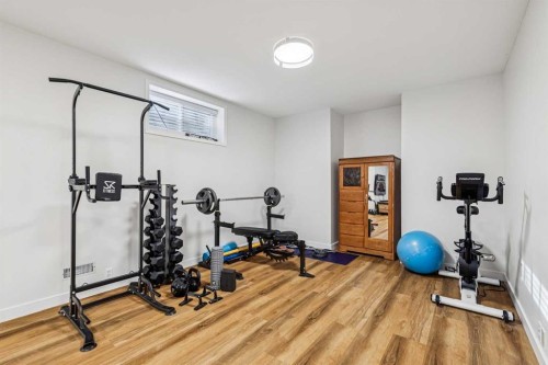 179 Mt Copper Park Se, Calgary, AB - Indoor Photo Showing Gym Room