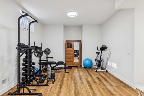 179 Mt Copper Park Se, Calgary, AB - Indoor Photo Showing Gym Room