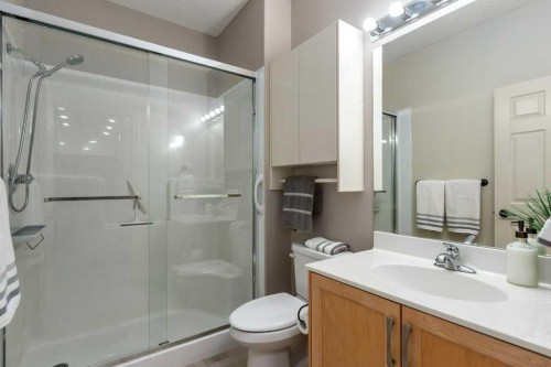 401 Sunvale Crescent Ne, High River, AB - Indoor Photo Showing Bathroom