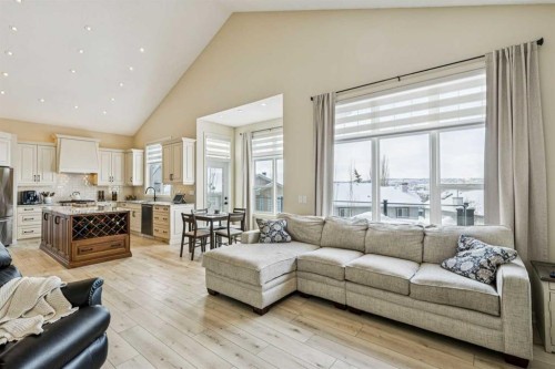 120 Hidden Creek Circle Nw, Calgary, AB - Indoor Photo Showing Living Room