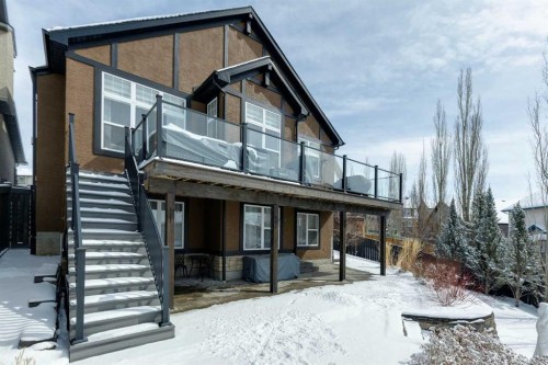 120 Hidden Creek Circle Nw, Calgary, AB - Outdoor With Deck Patio Veranda