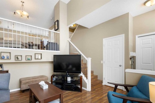 241 Elgin Gardens Se, Calgary, AB - Indoor Photo Showing Living Room