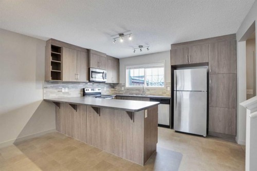 422 Legacy Village Way Se, Calgary, AB - Indoor Photo Showing Kitchen With Stainless Steel Kitchen