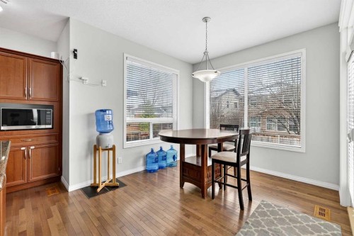 38 Silverado Skies Crescent, Calgary, AB - Indoor Photo Showing Dining Room