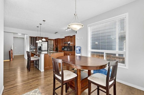 38 Silverado Skies Crescent, Calgary, AB - Indoor Photo Showing Dining Room