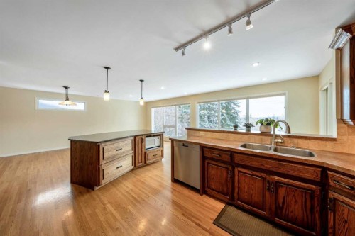 3316 24 Street Nw, Calgary, AB - Indoor Photo Showing Kitchen With Double Sink