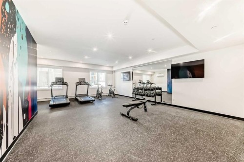 2309-63 Corner Glen Crescent Ne, Calgary, AB - Indoor Photo Showing Gym Room