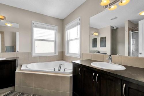 151 Heritage Drive, Cochrane, AB - Indoor Photo Showing Bathroom