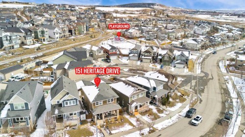 151 Heritage Drive, Cochrane, AB - Outdoor With View