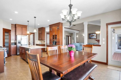 5939 Park Meadows Crescent, Olds, AB - Indoor Photo Showing Dining Room