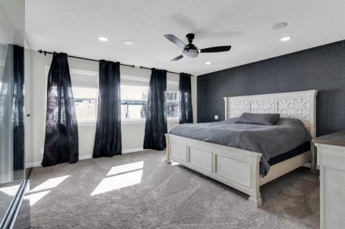 180 Kincora Drive Nw, Calgary, AB - Indoor Photo Showing Bedroom