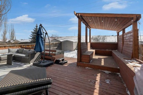 180 Kincora Drive Nw, Calgary, AB - Outdoor With Deck Patio Veranda With Exterior