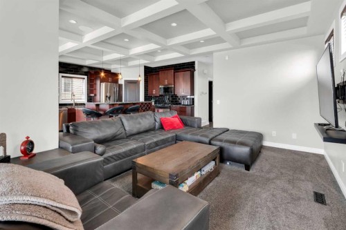 180 Kincora Drive Nw, Calgary, AB - Indoor Photo Showing Living Room
