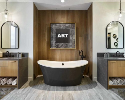42 Setonridge Way Se, Calgary, AB - Indoor Photo Showing Bathroom