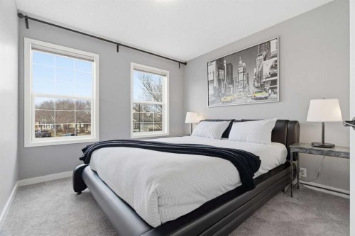 23 Prestwick Green Se, Calgary, AB - Indoor Photo Showing Bedroom