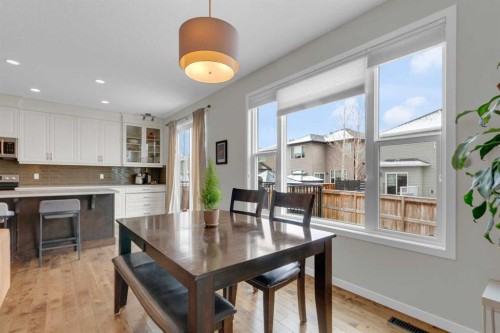 2052 Brightoncrest Green Se, Calgary, AB - Indoor Photo Showing Dining Room