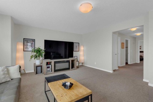 2052 Brightoncrest Green Se, Calgary, AB - Indoor Photo Showing Living Room