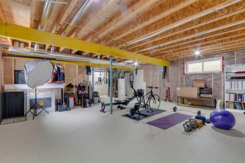 2052 Brightoncrest Green Se, Calgary, AB - Indoor Photo Showing Basement