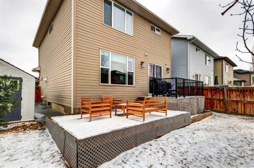 2052 Brightoncrest Green Se, Calgary, AB - Outdoor With Deck Patio Veranda With Exterior