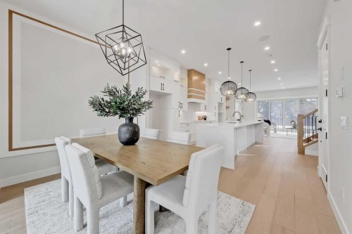 2021 26 Avenue Sw, Calgary, AB - Indoor Photo Showing Dining Room
