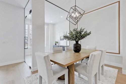 2021 26 Avenue Sw, Calgary, AB - Indoor Photo Showing Dining Room