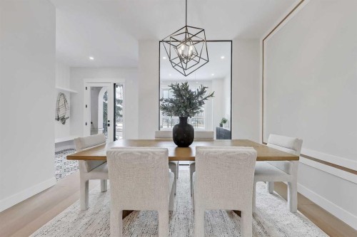2021 26 Avenue Sw, Calgary, AB - Indoor Photo Showing Dining Room
