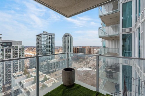 1703-510 6 Avenue Se, Calgary, AB - Outdoor With Balcony With View With Exterior