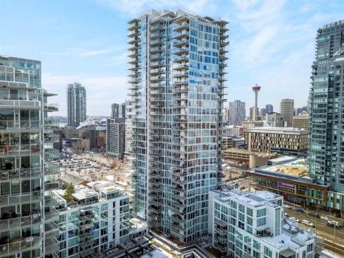 1703-510 6 Avenue Se, Calgary, AB - Outdoor With Facade
